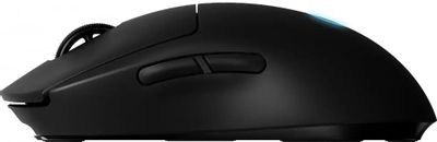 Мышь Logitech G Pro, игровая, оптическая, беспроводная, USB, черный [910-005276]