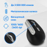 Мышь Oklick 991MW, вертикальная, оптическая, беспроводная, USB, серый [1885263]