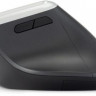 Мышь Oklick 991MW, вертикальная, оптическая, беспроводная, USB, серый [1885263]