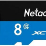 Карта памяти microSDHC NETAC P500 8 ГБ, 80 МБ/с, Class 10, NT02P500STN-008G-S, 1 шт.