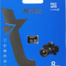 Карта памяти microSDHC NETAC P500 8 ГБ, 80 МБ/с, Class 10, NT02P500STN-008G-S, 1 шт.