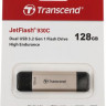 Флешка USB Transcend Jetflash 930С 128ГБ, USB3.0, золотистый и черный [ts128gjf930c]
