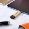 Флешка USB Transcend Jetflash 930С 128ГБ, USB3.0, золотистый и черный [ts128gjf930c]