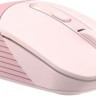 Мышь A4TECH Fstyler FB10CS, оптическая, беспроводная, USB, розовый [fb10cs usb baby pink]