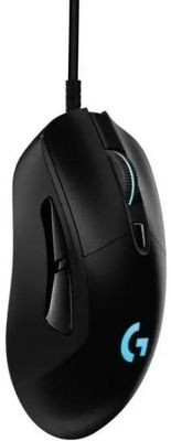 Мышь Logitech G403 Hero, игровая, оптическая, проводная, USB, черный [910-005633]