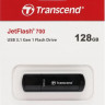 Флешка USB Transcend Jetflash 700 128ГБ, USB3.0, черный [ts128gjf700]