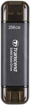 Внешний диск SSD Transcend TS256GESD310C, 256ГБ, серый