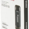 Внешний диск SSD Transcend TS256GESD310C, 256ГБ, серый