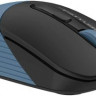 Мышь A4TECH Fstyler FB10CS, оптическая, беспроводная, USB, черный и синий [fb10cs usb ash blue]