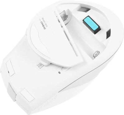 Мышь A4TECH Fstyler FB35, оптическая, беспроводная, USB, белый и серый [fb35 icy white]