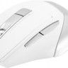 Мышь A4TECH Fstyler FB35, оптическая, беспроводная, USB, белый и серый [fb35 icy white]