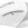 Мышь A4TECH Fstyler FB35, оптическая, беспроводная, USB, белый и серый [fb35 icy white]