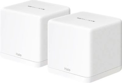 Бесшовный Mesh роутер MERCUSYS Halo H60X(2-pack), AX1500, белый, 2 шт. в комплекте