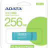 Флешка USB A-Data UC310E 256ГБ, USB3.2, зеленый [uc310e-256g-rgn]