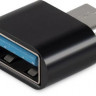 Адаптер Buro BU-USB2-AF-CM, USB A(f) - USB Type-C (m), черный