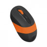 Мышь A4TECH Fstyler FG10, оптическая, беспроводная, USB, черный и оранжевый [fg10 orange]