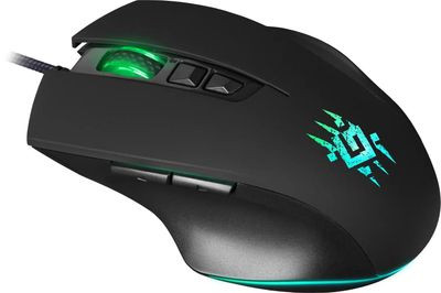 Мышь Defender Wolverine GM-700L, игровая, оптическая, проводная, USB, черный [52700]