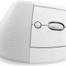 Мышь Logitech Lift, вертикальная, оптическая, беспроводная, USB, белый [910-006486]