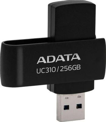 Флешка USB A-Data UC310 256ГБ, USB3.2, черный [uc310-256g-rbk]