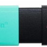 Флешка USB Kingston DataTraveler Exodia M 256ГБ, USB3.0, черный и зеленый [dtxm/256gb]