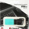 Флешка USB Kingston DataTraveler Exodia M 256ГБ, USB3.0, черный и зеленый [dtxm/256gb]