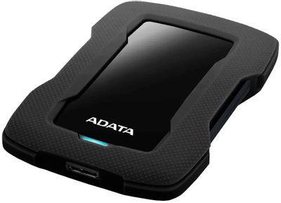 Внешний диск HDD A-Data DashDrive Durable HD330, 1ТБ, черный [ahd330-1tu31-cbk]