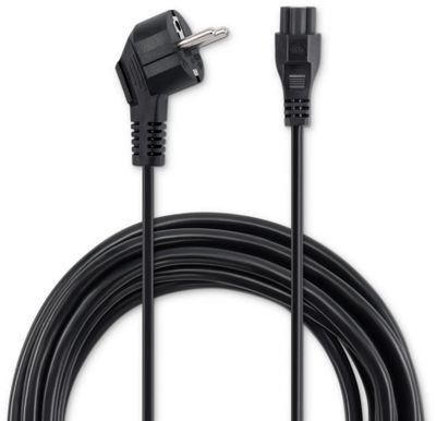 Кабель питания Buro IEC C5 (3-pin) - Евровилка, 3м [bu-pcab-3-3pin]