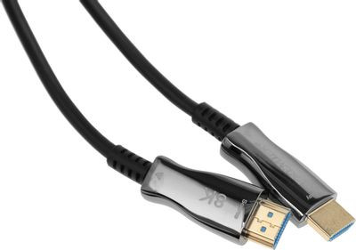 Кабель соединительный аудио-видео PREMIER 5-806 25.0, HDMI (m) - HDMI (m) , ver 2.1, 25м, GOLD, черный