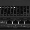 Wi-Fi роутер MIKROTIK hAP ax2, AX1800, черный [c52ig-5haxd2haxd-tc]