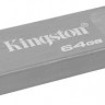 Флешка USB Kingston DataTraveler Kyson 64ГБ, USB3.2, серебристый и черный [dtkn/64gb]
