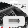 Флешка USB Kingston DataTraveler Kyson 64ГБ, USB3.2, серебристый и черный [dtkn/64gb]