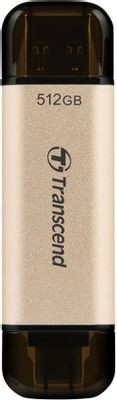 Флешка USB Transcend Jetflash 930С 512ГБ, USB3.0, золотистый и черный [ts512gjf930c]