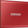 Внешний диск SSD Samsung T7 MU-PC2T0R/WW, 2ТБ, красный
