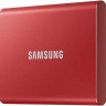 Внешний диск SSD Samsung T7 MU-PC2T0R/WW, 2ТБ, красный