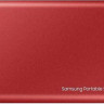 Внешний диск SSD Samsung T7 MU-PC2T0R/WW, 2ТБ, красный