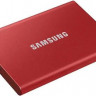 Внешний диск SSD Samsung T7 MU-PC2T0R/WW, 2ТБ, красный