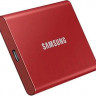Внешний диск SSD Samsung T7 MU-PC2T0R/WW, 2ТБ, красный