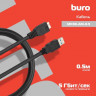 Кабель USB3.0 Buro MK30-AM-0.5, micro USB 3.0 B (m) - USB A(m), 0.5м, черный