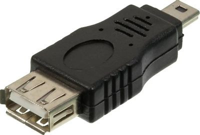 Переходник USB2.0 NingBo mini USB B (m) - USB A(f)