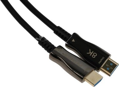Кабель соединительный аудио-видео PREMIER 5-806 100.0, HDMI (m) - HDMI (m) , ver 2.1, 100м, GOLD, черный