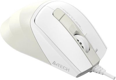 Мышь A4TECH Fstyler FM45S Air, оптическая, проводная, USB, бежевый [fm45s air usb (cream beige)]