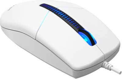 Мышь A4TECH N-530S, оптическая, проводная, USB, белый