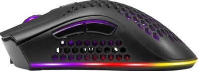 Мышь Defender Warlock GM-709L, игровая, оптическая, беспроводная, USB, черный [52709]