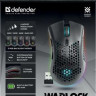 Мышь Defender Warlock GM-709L, игровая, оптическая, беспроводная, USB, черный [52709]
