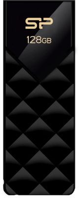 Флешка USB Silicon Power Blaze B03 128ГБ, USB3.1, черный [sp128gbuf3b03v1k]