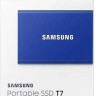 Внешний диск SSD Samsung T7 MU-PC2T0H/WW, 2ТБ, синий