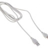 Кабель USB2.0 Buro USB A(m) - USB A(m), 1.8м, блистер, серый [bhp ret usb_am18]