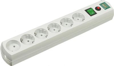 Сетевой фильтр PowerCube SPG(5+1)-16B-3М-WHITE, 3м, белый [spg(5+1)-16b-3m]