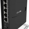 Wi-Fi роутер MIKROTIK hAP ac2 US, AC1200, черный [rbd52g-5hacd2hnd-tc]
