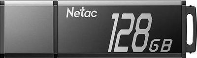 Флешка USB NETAC U351 128ГБ, USB3.0, серый [nt03u351n-128g-30bk]